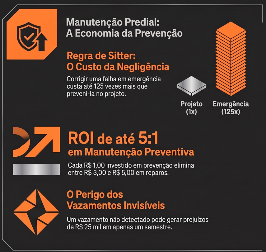 Equipe de manutenção predial elétrica e hidráulica em operação